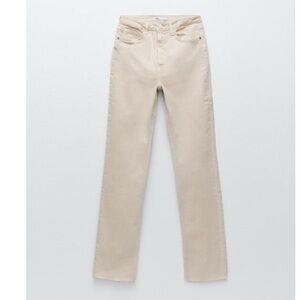 ZARA Women's Cream Jeans